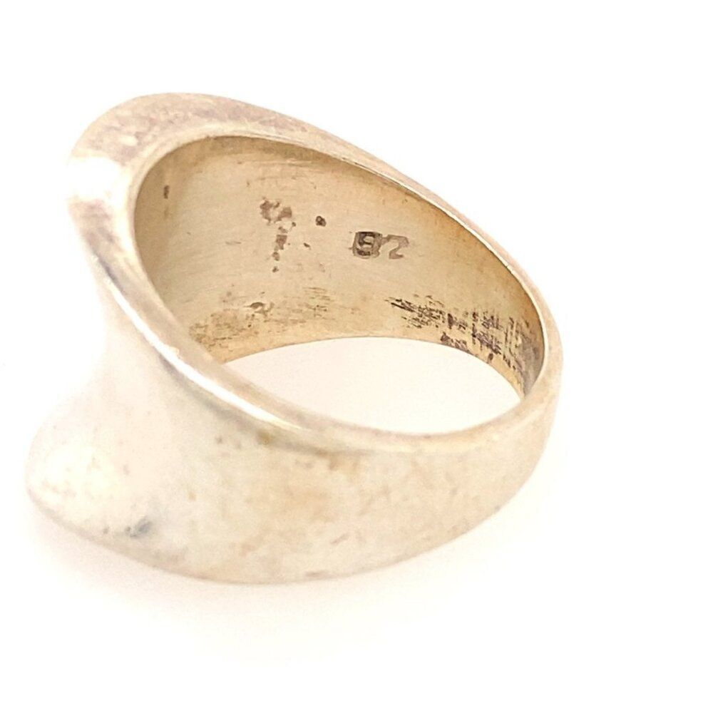 Heavy Silver Ring - Picture 4 of 8